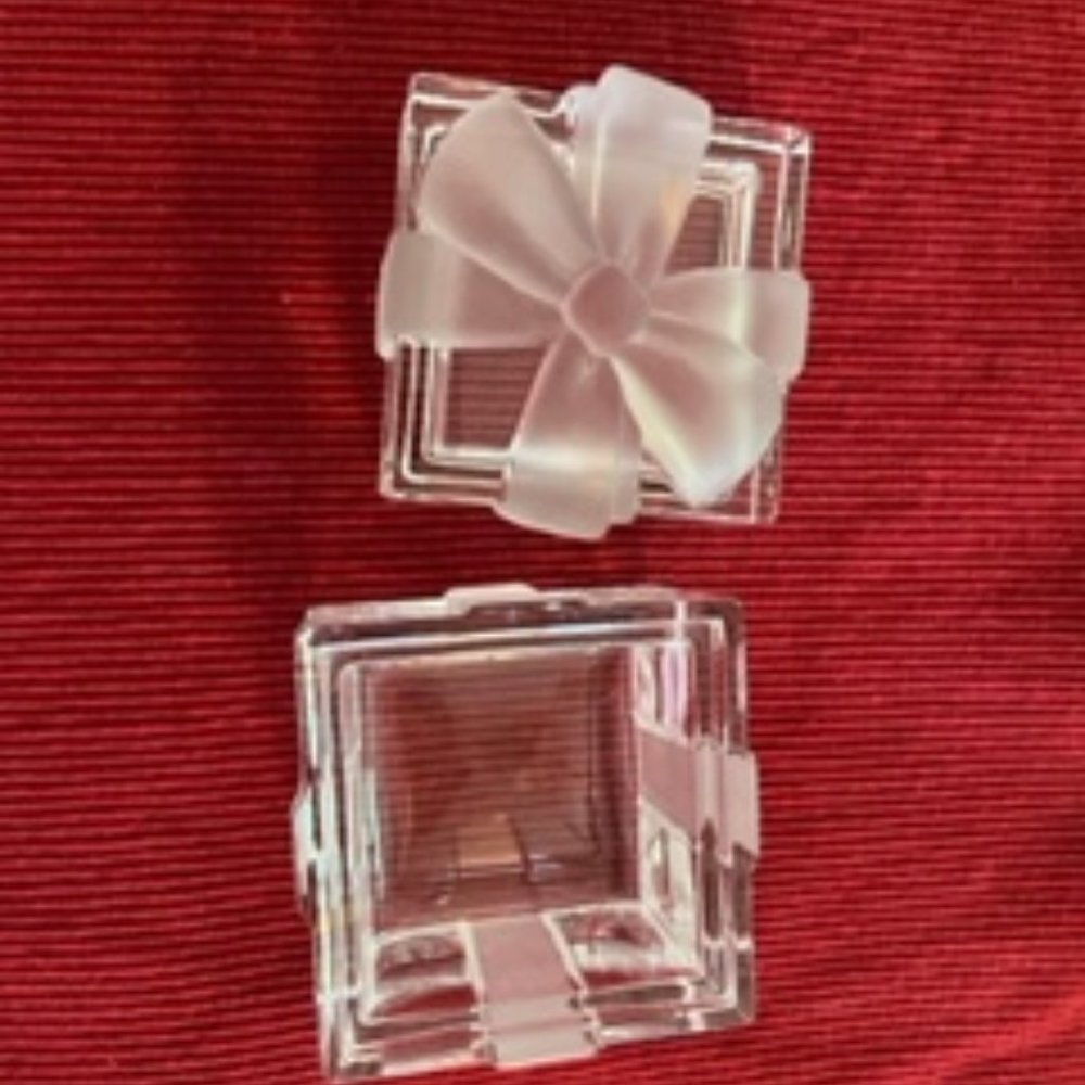 Tiffany & Co. Vintage Crystal Gift Trinket Box